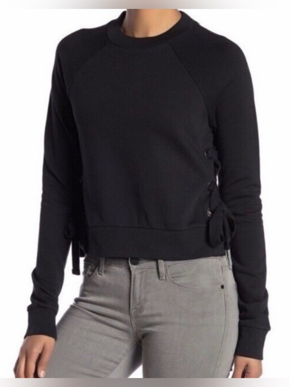 All Saints Leti Side Tie Sweatshirt